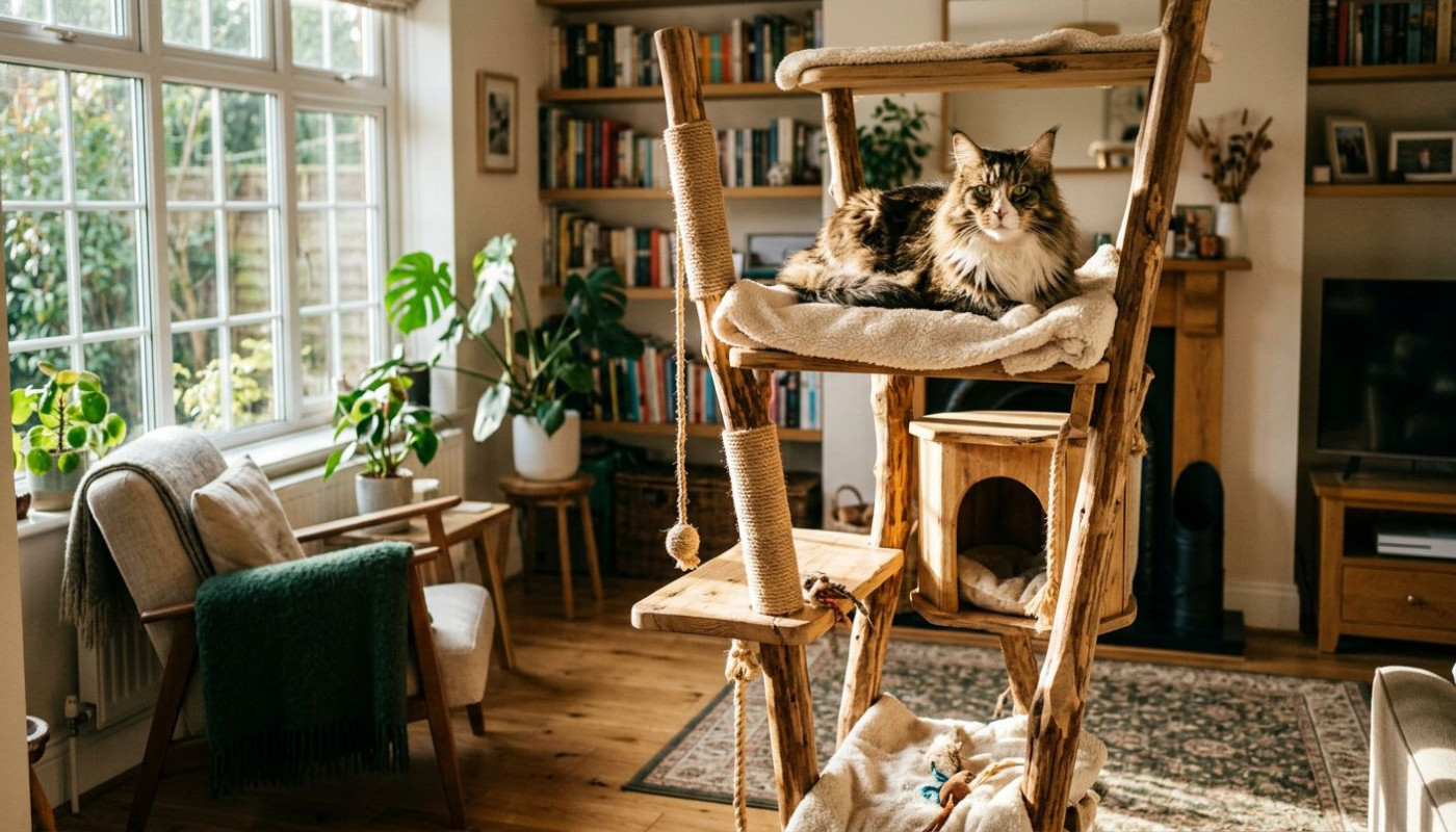 Tips voor het kiezen van de perfecte krabpaal voor grote katten