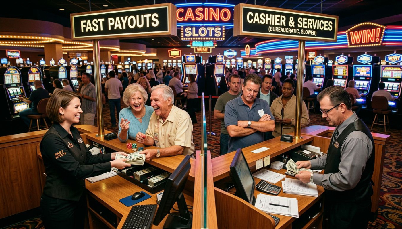 Waarom betalen sommige casino’s winsten bliksemsnel uit en andere niet?
